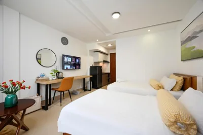 豪华双床房 — Amory Hotel Ben Thanh